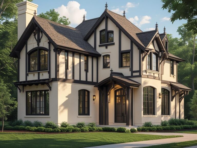 Modern Tudor Style Home