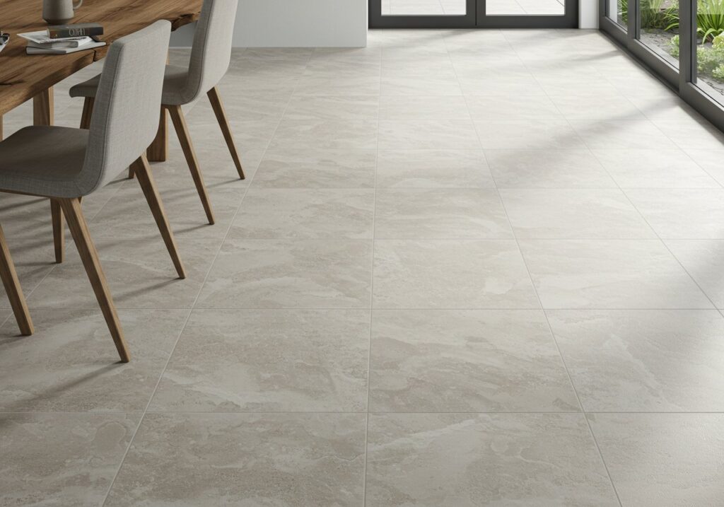 Porcelain Tile Flooring for a Clean Finish