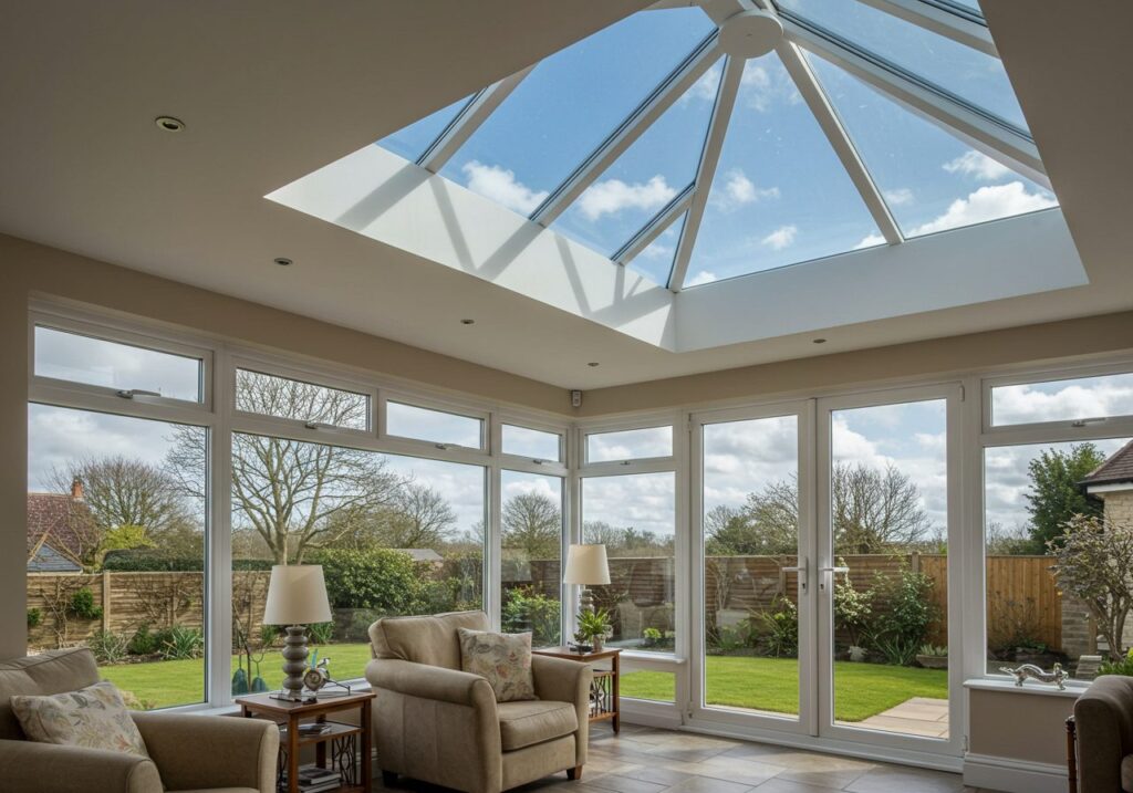 Skylight or Glass Roof for Drama
