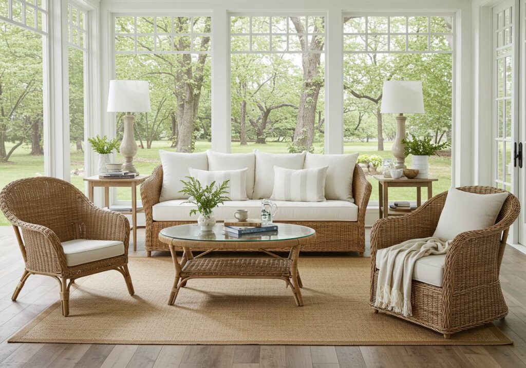 Wicker and Seagrass Furniture for Organic Appeal