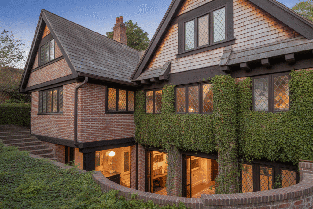 Tudor with Walk-Out Basement