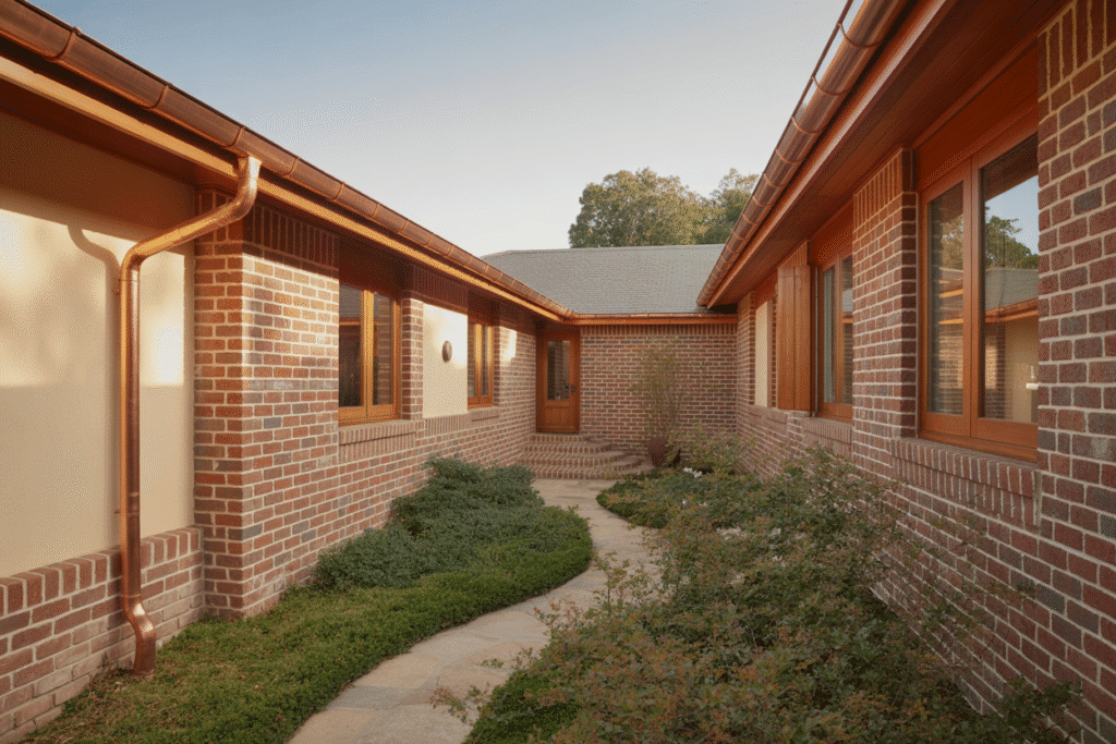 Tudor Bungalow with Warm Colors