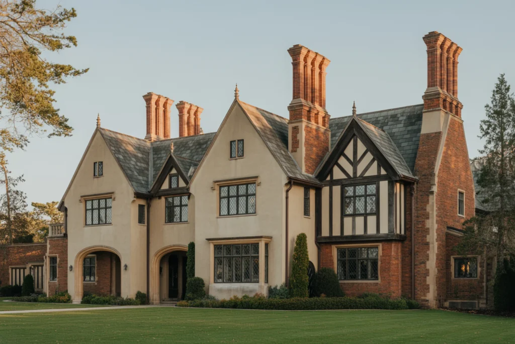 Elegant Tudor Estate with Slate Roofing