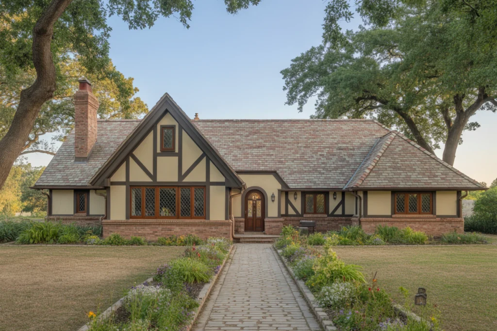 Tudor Ranch with Curb Appeal
