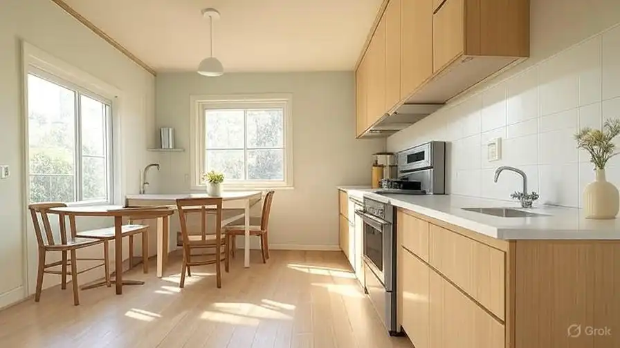 Use Light Colors to Brighten the Kitchen Layout
