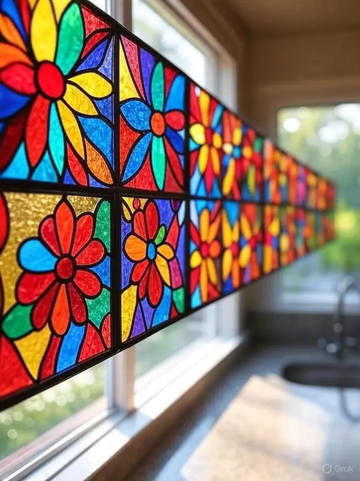  Stained Glass Clings
