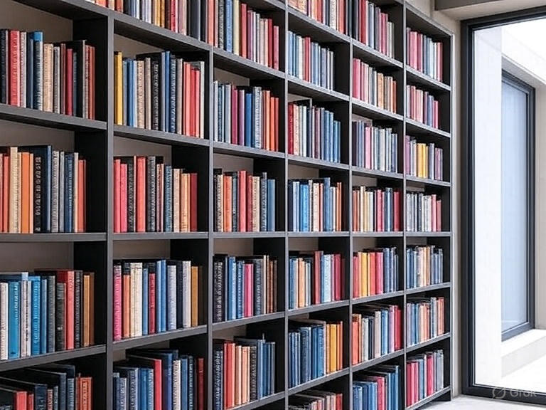 Geometric Bookshelves