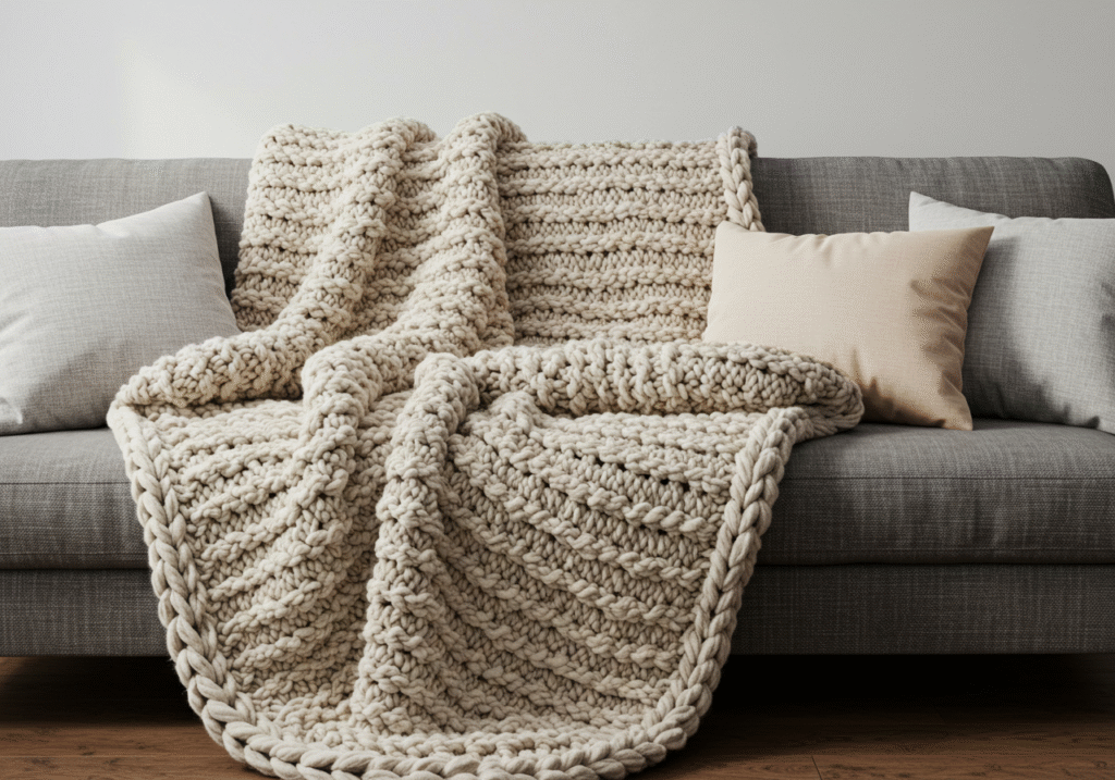 Chunky Knit Blankets