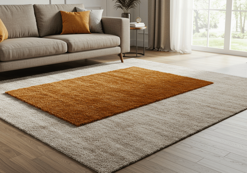 Layer Rugs for Warmth