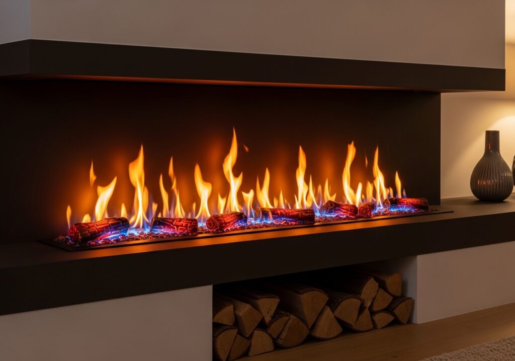 Realistic Flame Effects with LED and 3D Technology