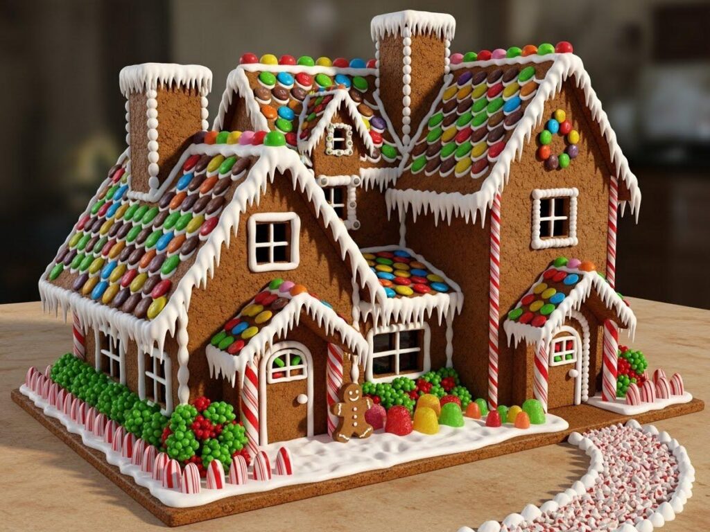 3D Gingerbread House