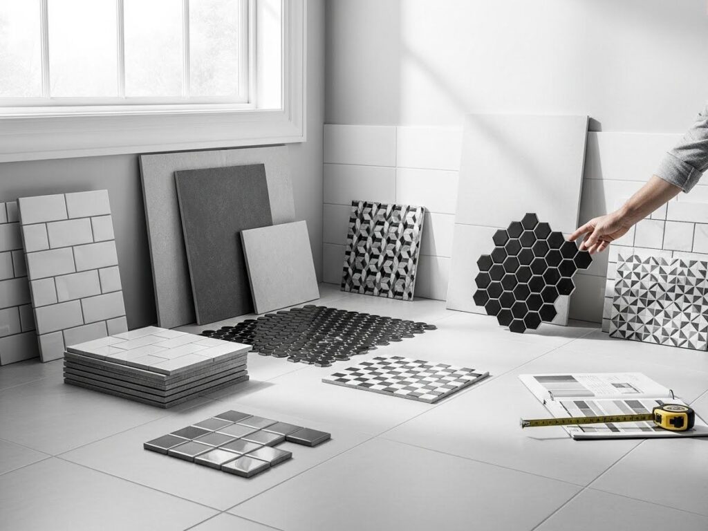 Choosing the Right Tiles for a Monochrome Bathroom