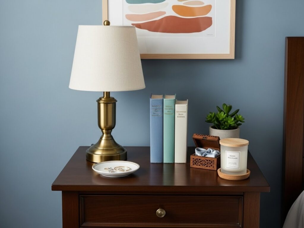 Decorative Accents That Elevate Bedroom Nightstand Styling