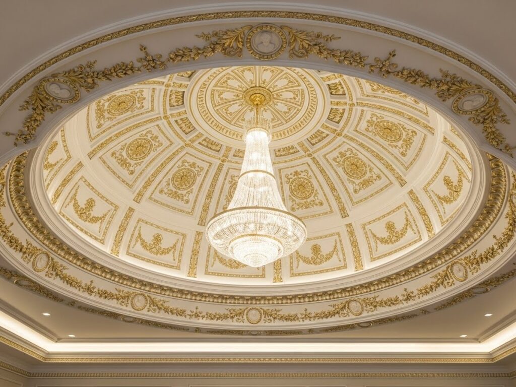 Dome POP Ceiling for a Grand and Royal Look