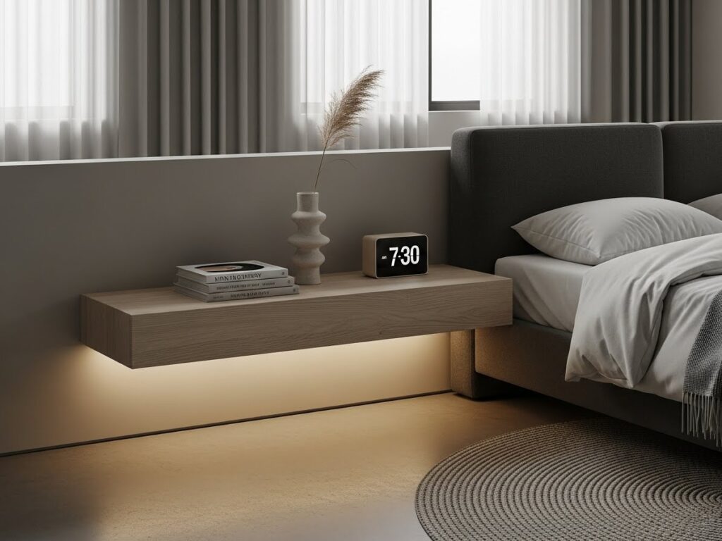 Floating Nightstand Styling for Modern Spaces