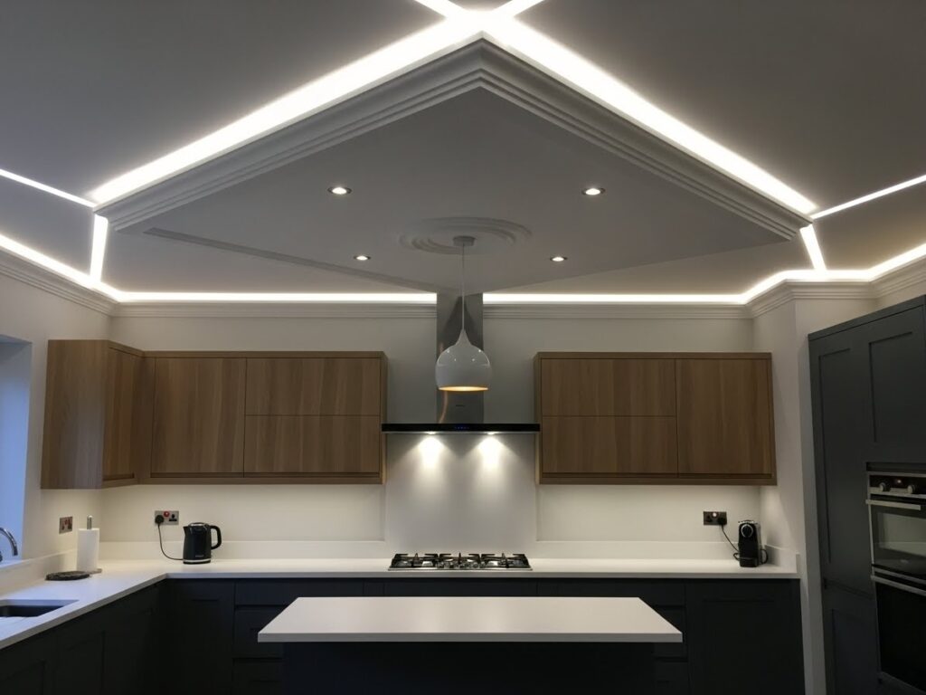 Kitchen POP Ceiling Design Made Durable and Practical