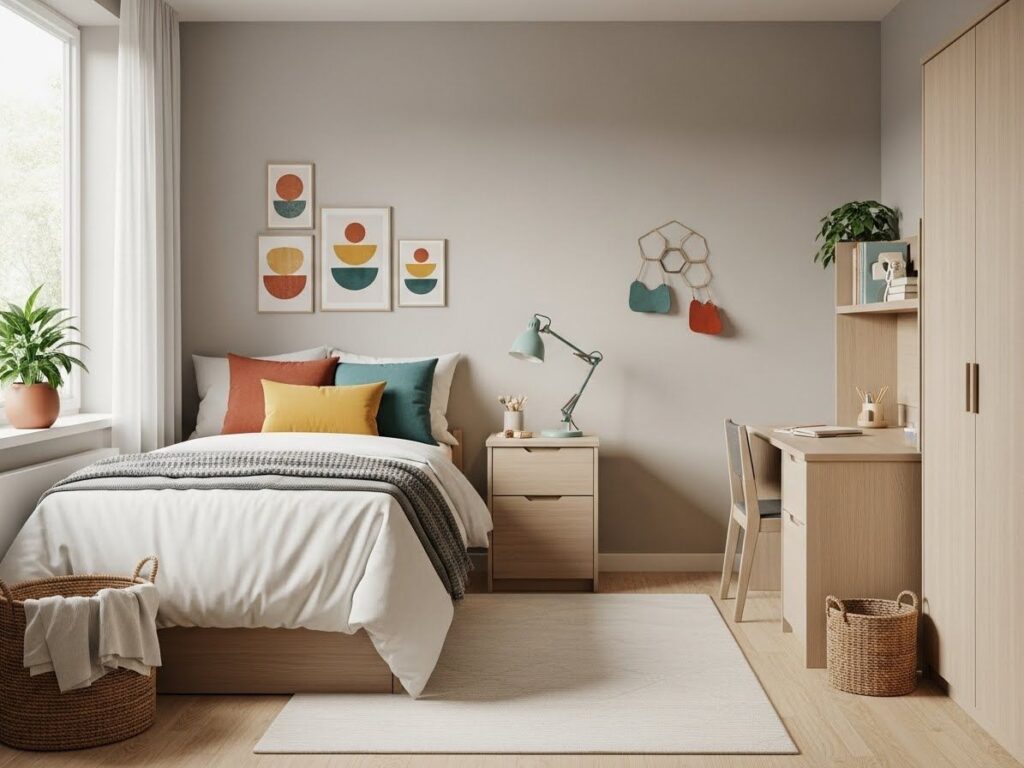 Neutral Base with Flexible Accent Colors