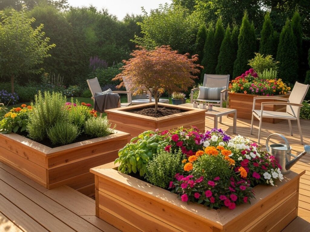 Raised Deck Planters for Better Plant Health