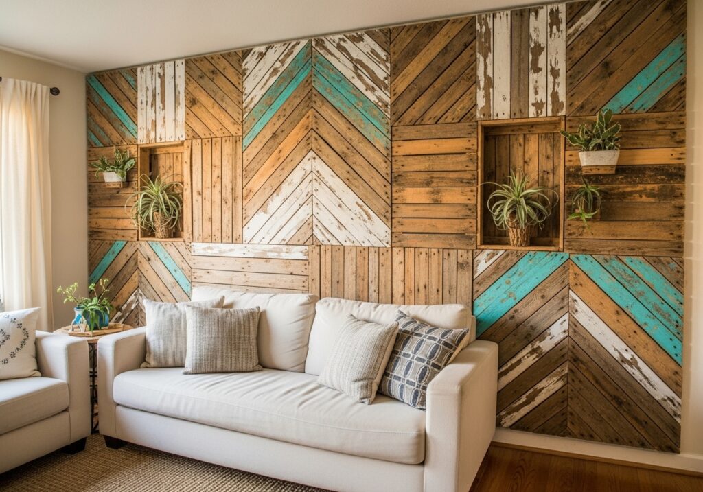 Beautiful Wall Decor : DIY Wood Pallet Wall Art