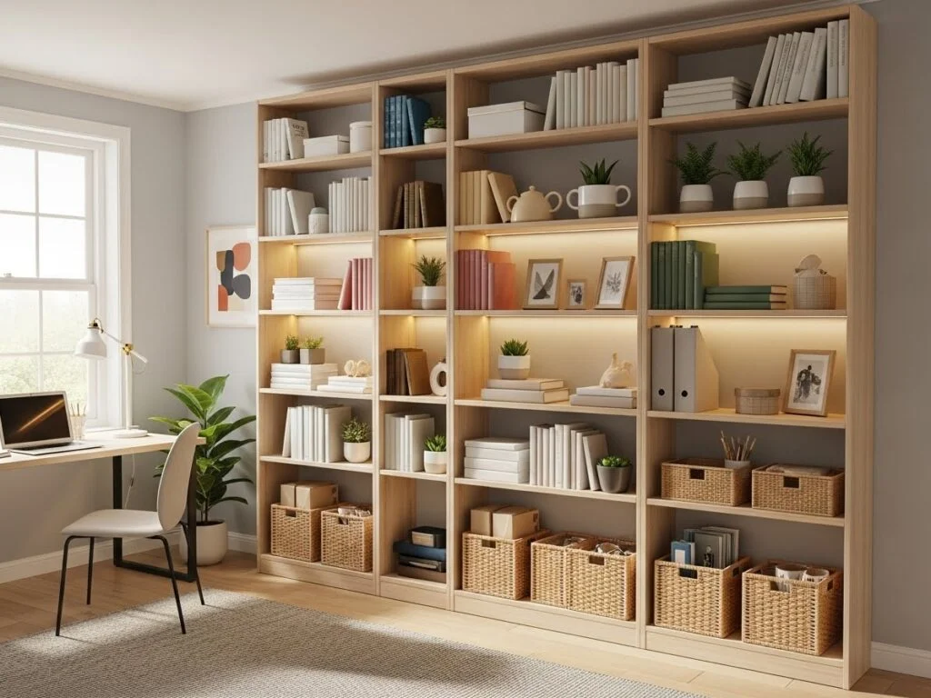 Maximize Vertical Space with Shelving