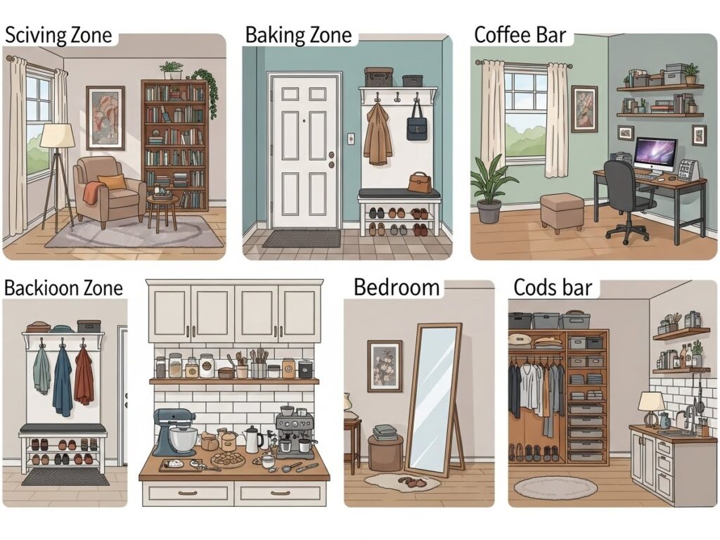 Create Zones in Each Room