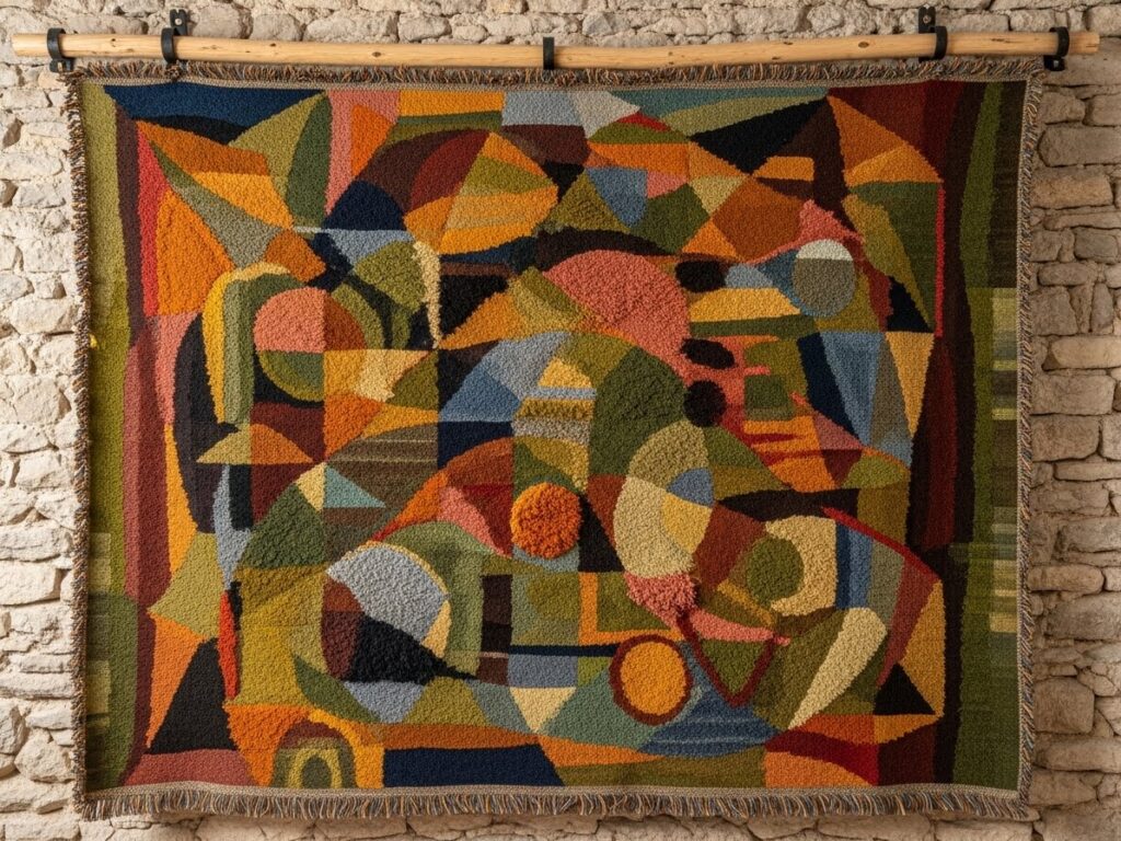 Decorative Tapestries:   Abstract Geometric Tapestry