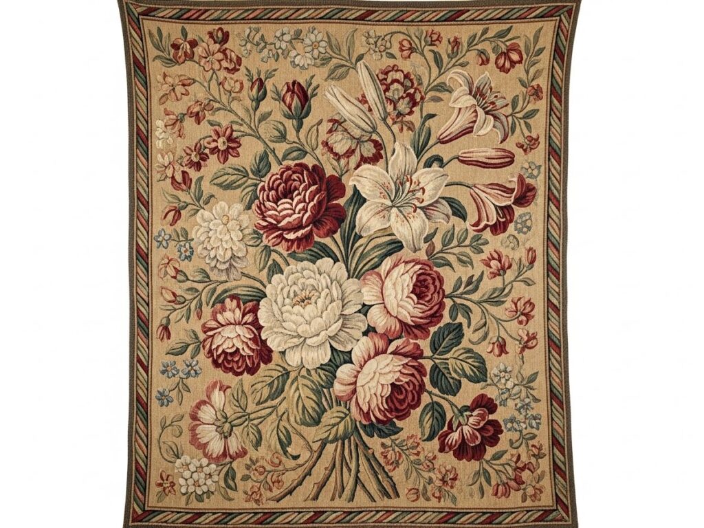 Floral Vintage Tapestry – Classic & Romantic