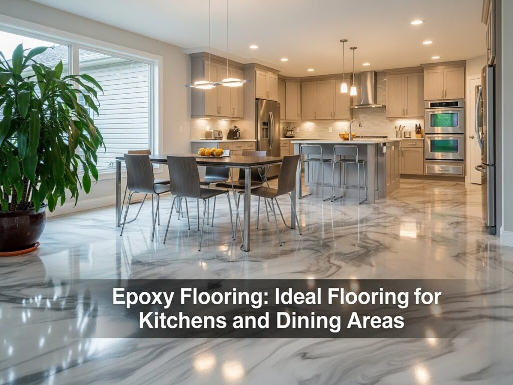 Epoxy Flooring: Ideal Flooring for Kitchens and Dining Areas