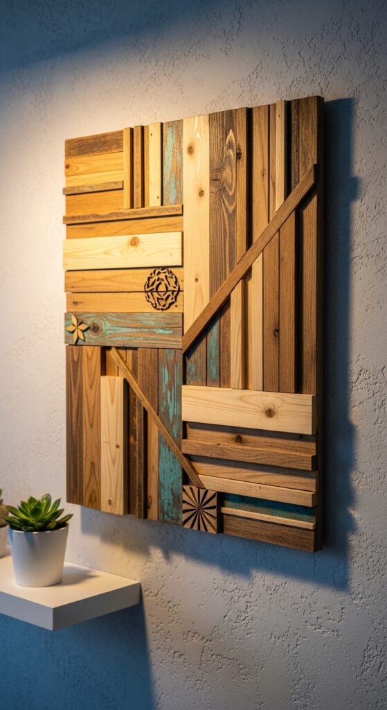 DIY Wood Pallet Wall Art