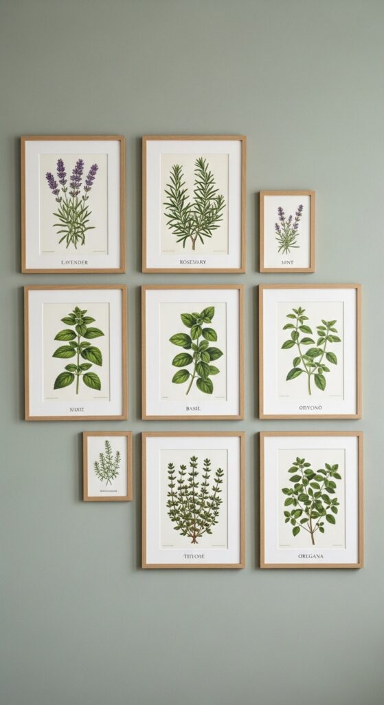 Botanical Prints or Herb Artwork