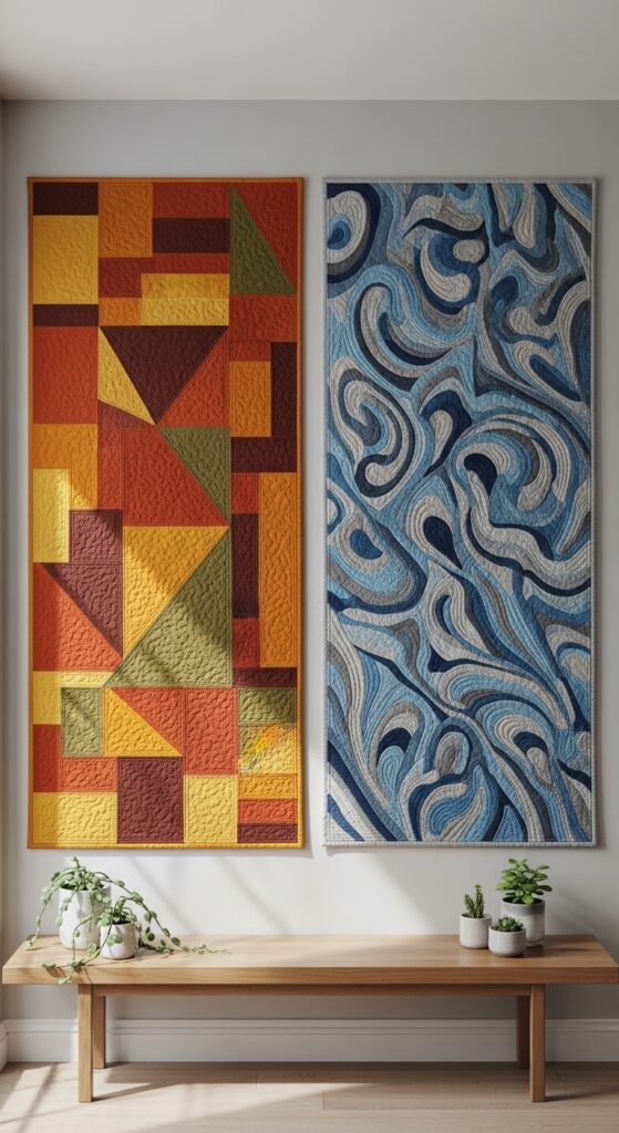 Quilted or Fabric Art Panels