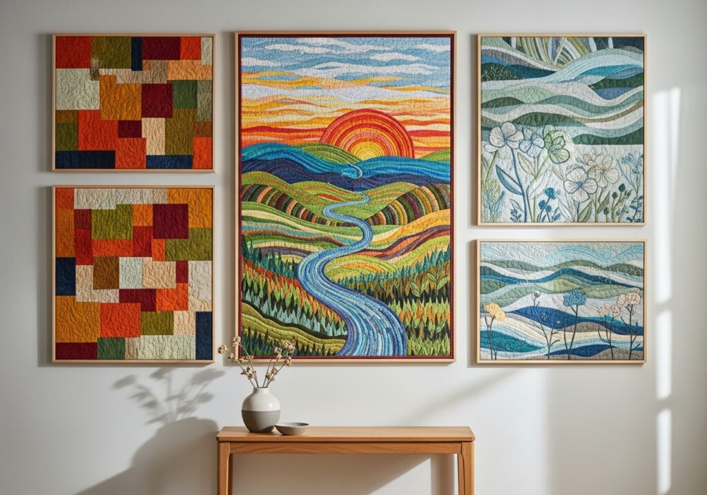 Quilted or Fabric Art Panels