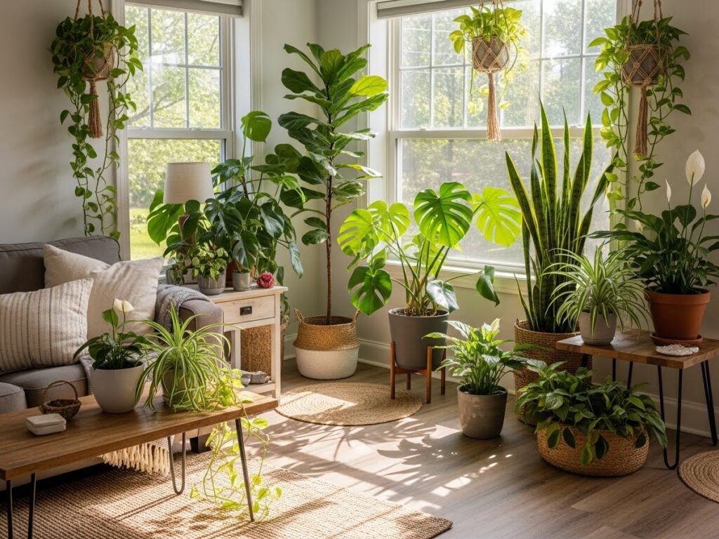 Use Floor Plants for Empty Corners