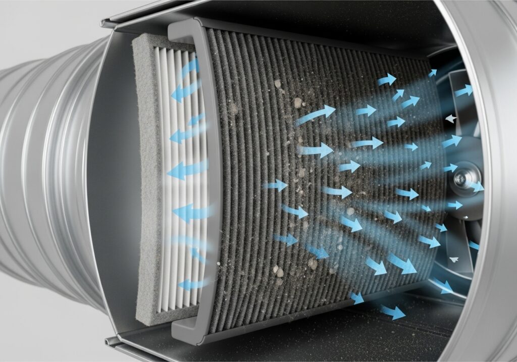 dirty air filters reduce airflow