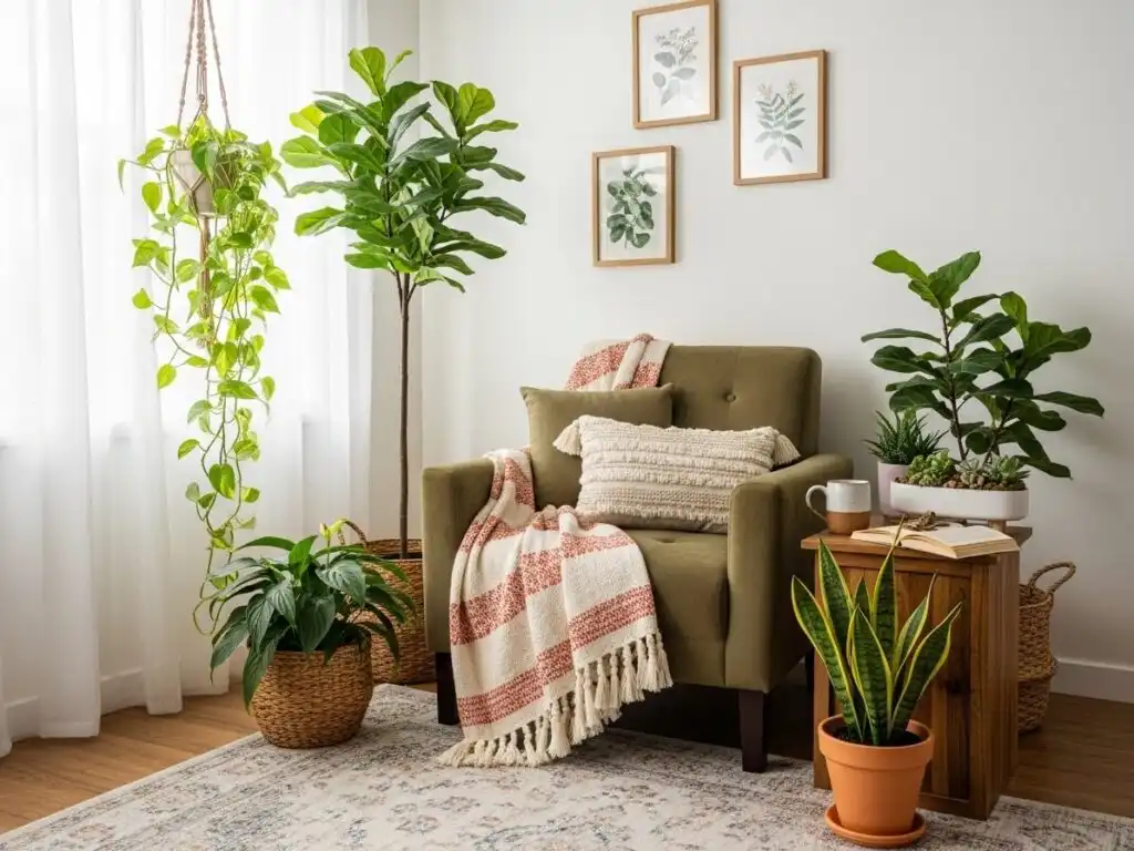 Create a Cozy Plant Corner