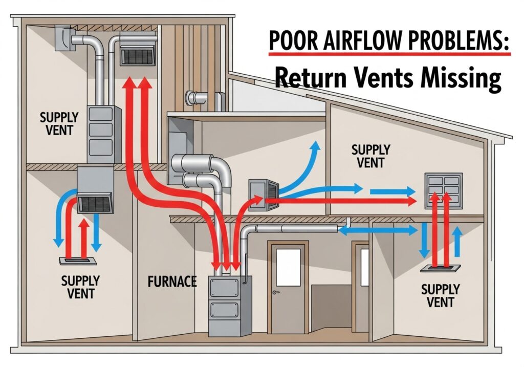 return vents missing