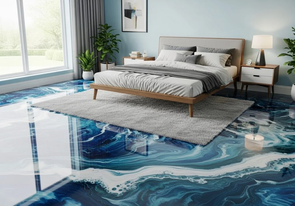 Bedroom Epoxy Flooring Ideas