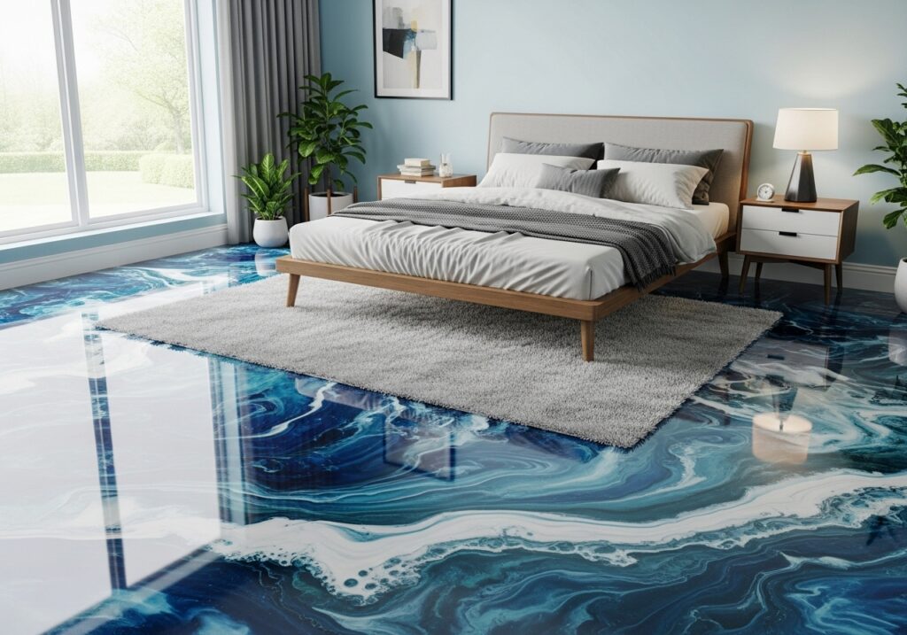 Bedroom Epoxy Flooring Ideas