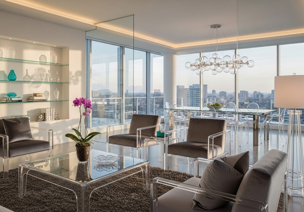 Use Glass and Lucite