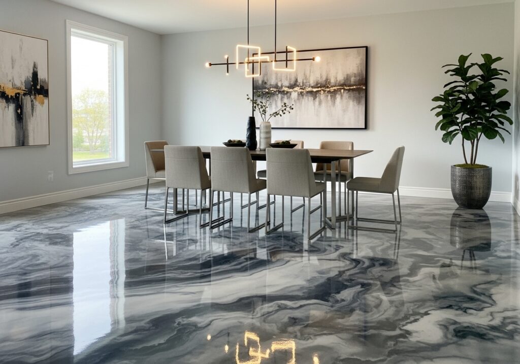 Epoxy Flooring for Dining Rooms