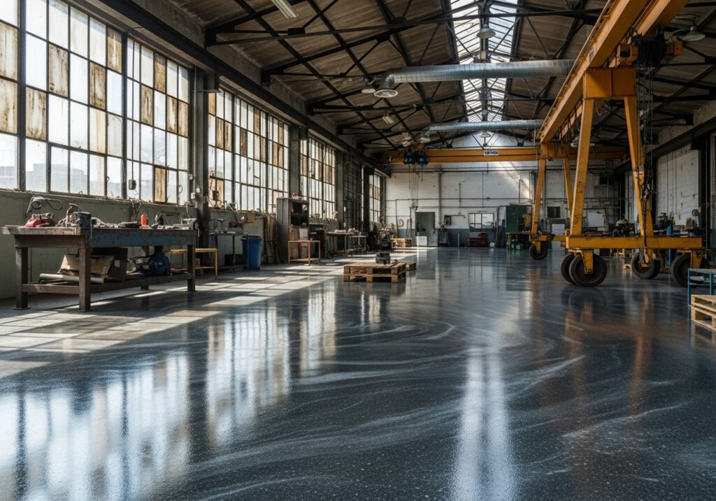 Industrial-Style Epoxy Floors
