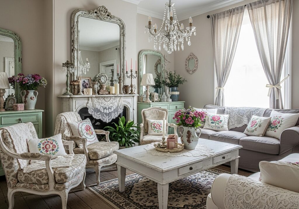 Functionality Meets Style: Living room: Shabby Chic Ideas