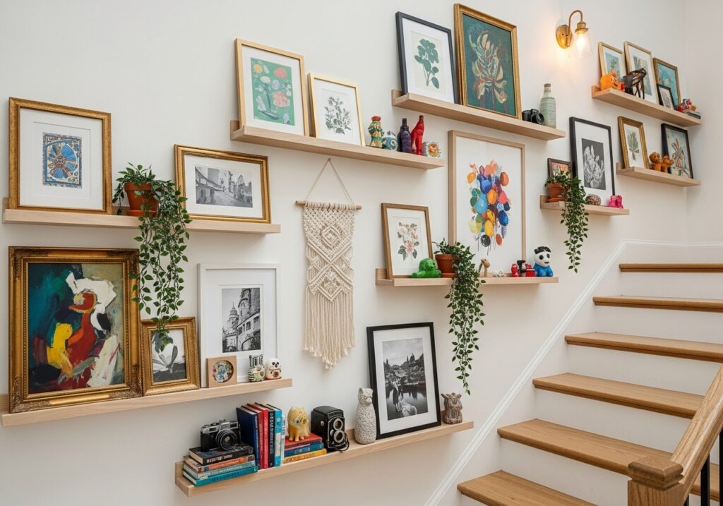 Picture ledges for flexible decor