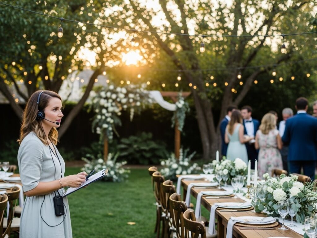 Backyard Wedding Ideas: Assign a Dedicated Day-Of Coordinator