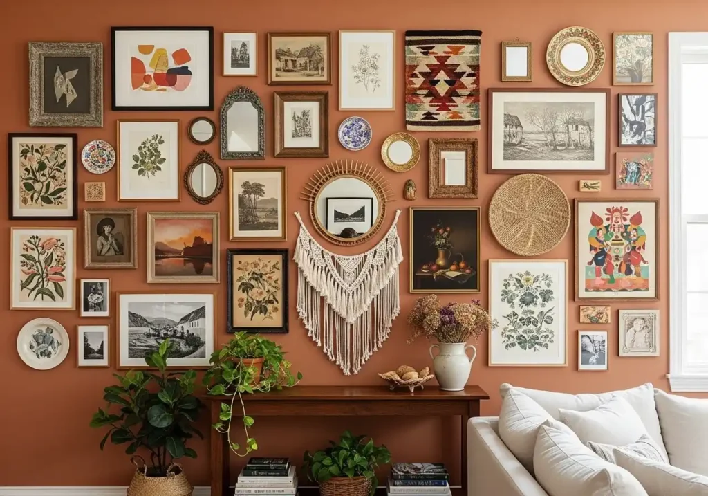 Gallery Wall with Variety