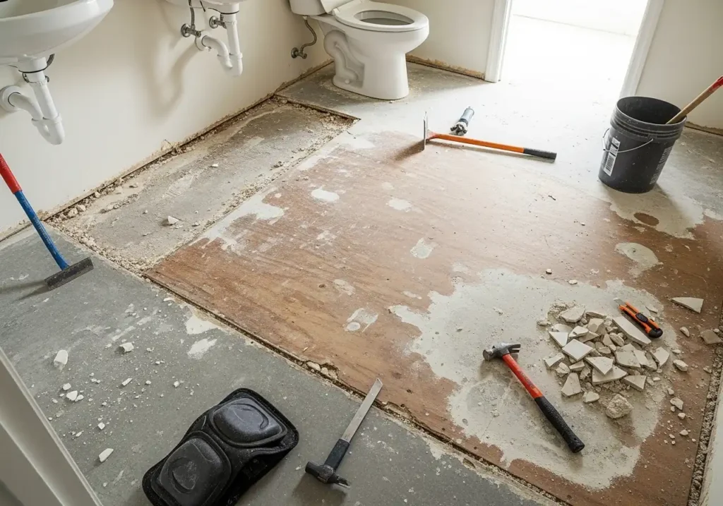 Remove Old Flooring Completely