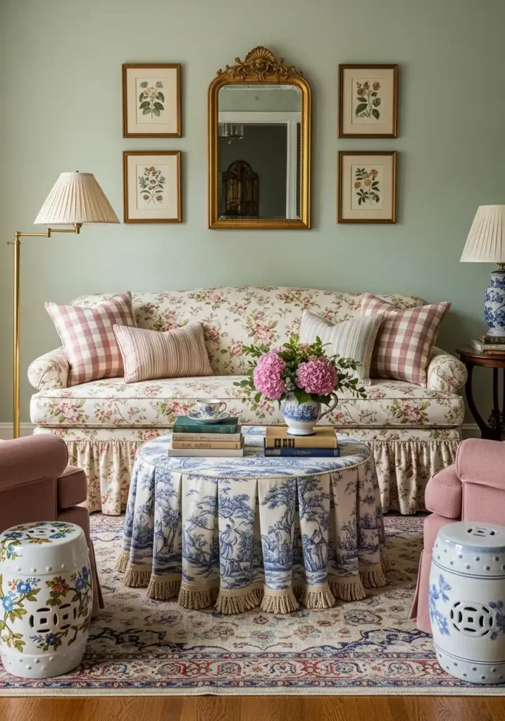 Decorate with Skirted Furniture