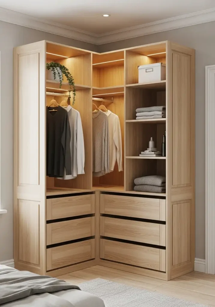 Corner Built-In Wardrobe