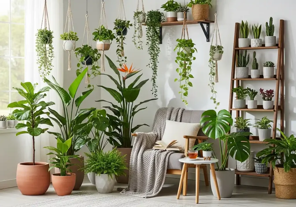  Lush Indoor Plant Corner