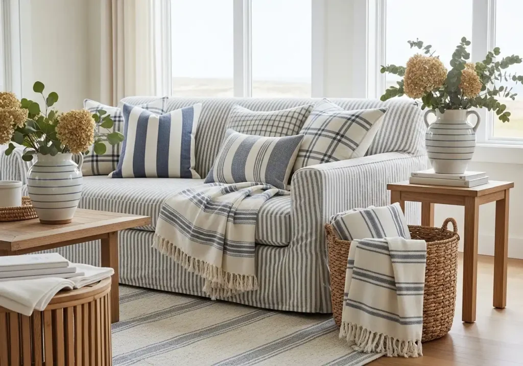 Incorporate Striped Textiles